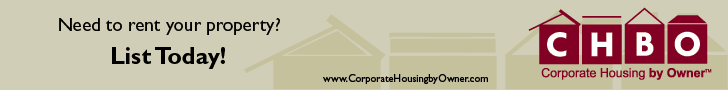 List your property with Corporate Housing by Owner (CHBO)